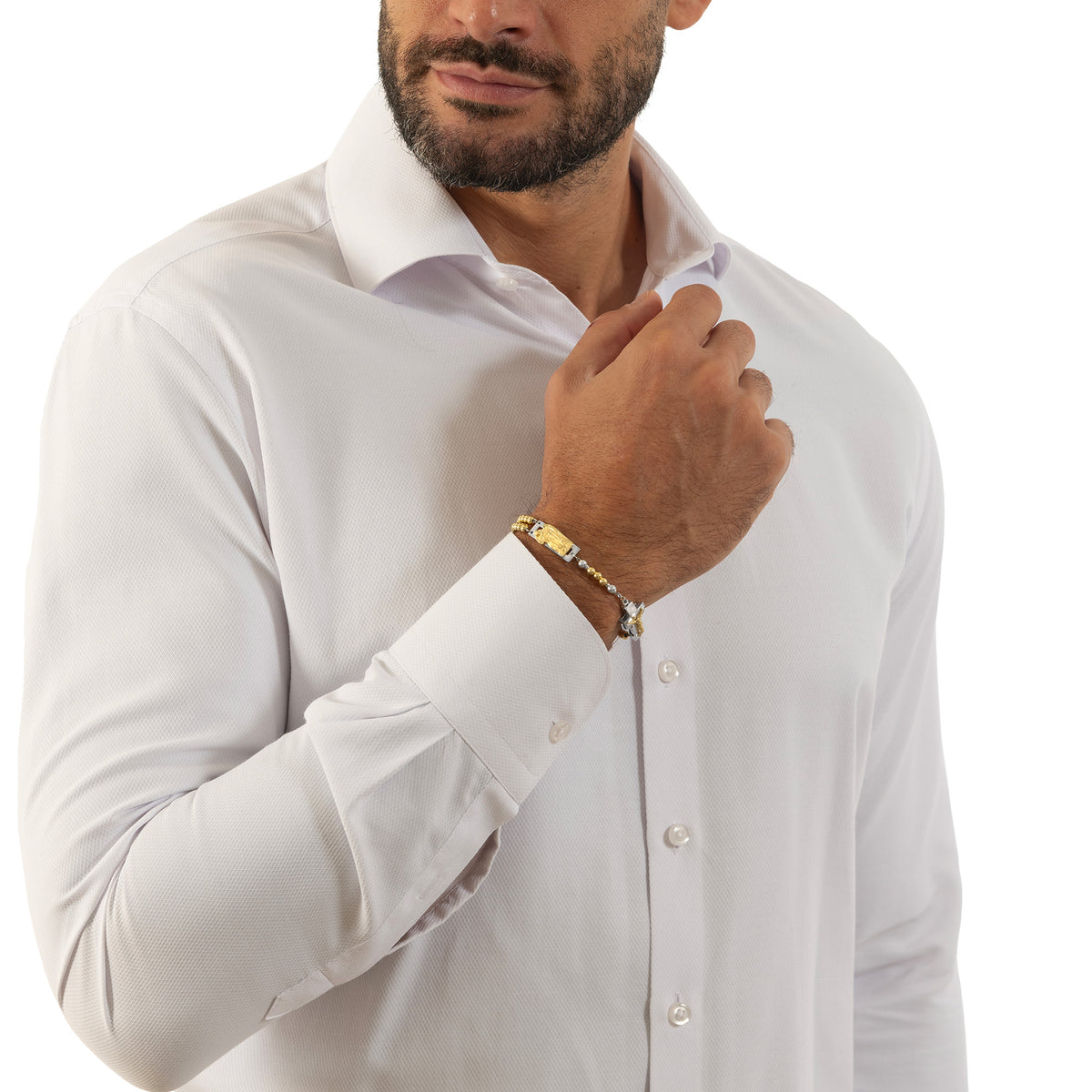 DEVOTIONAL ROSALET® - ROUND GOLD BEADS