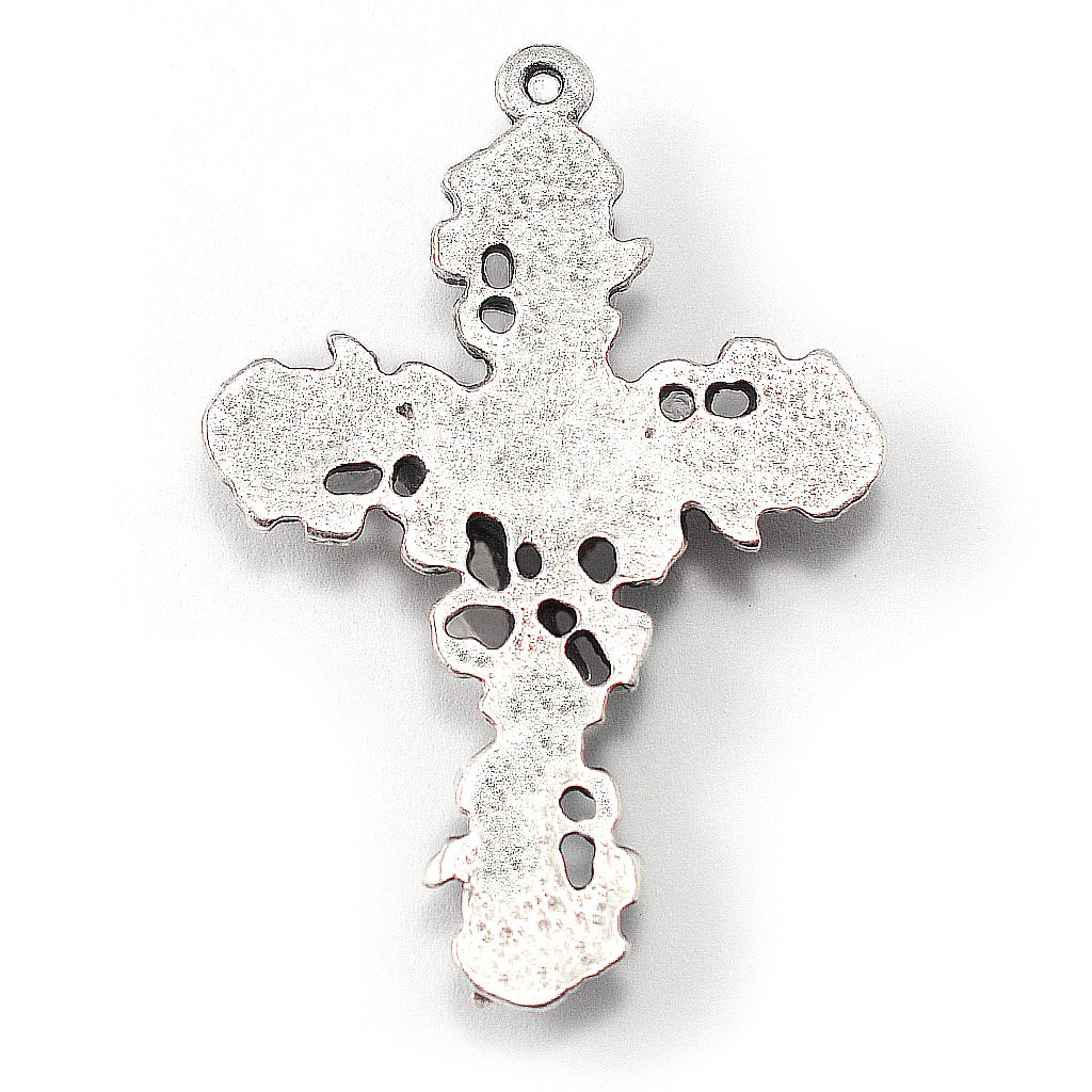 Madonna Roses & Lilac Murano Rosary