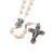 Saint Therese of Lisieux Blush & Silver Roses Rosary