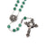 Mary's Motherly Love Collection Aventurine & Silver Rosary