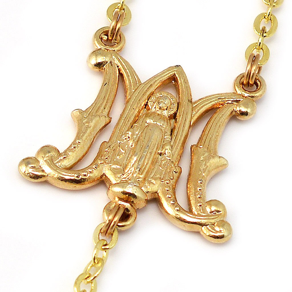 Miraculous Medal Gold Rosary