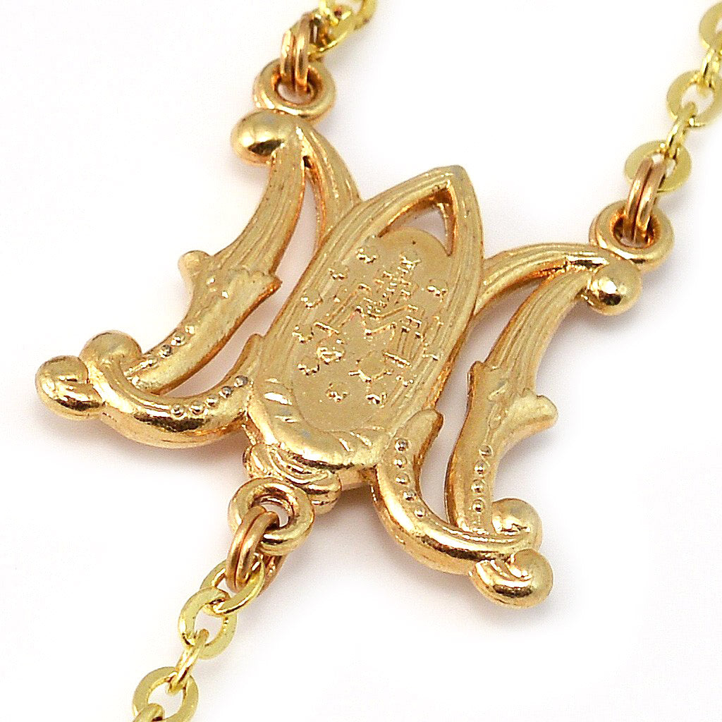 Miraculous Medal Gold Rosary