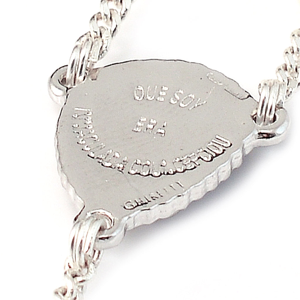 Precious Mother-of-Pearl & Sterling Silver Rosary