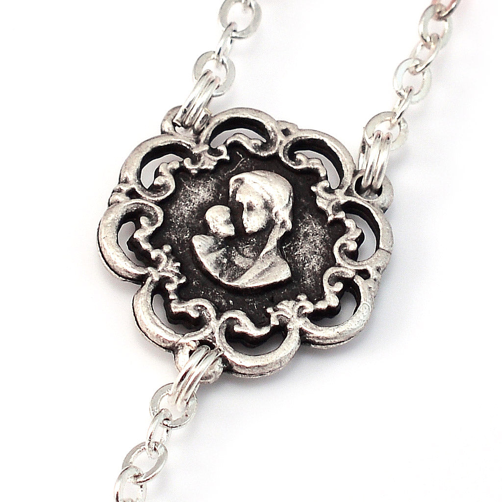 Motherly Embrace Decade Rosary, Blush