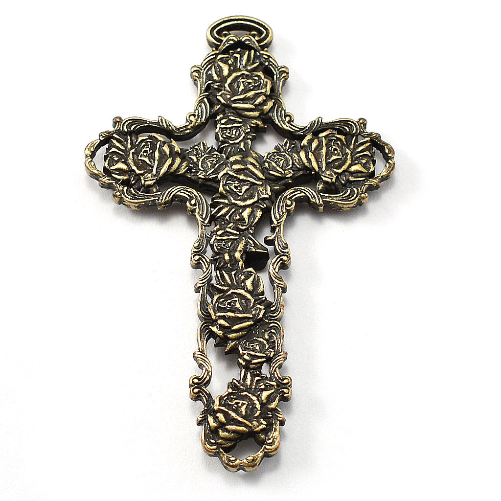 Rosaries for Women with White & Gold Murano Glass