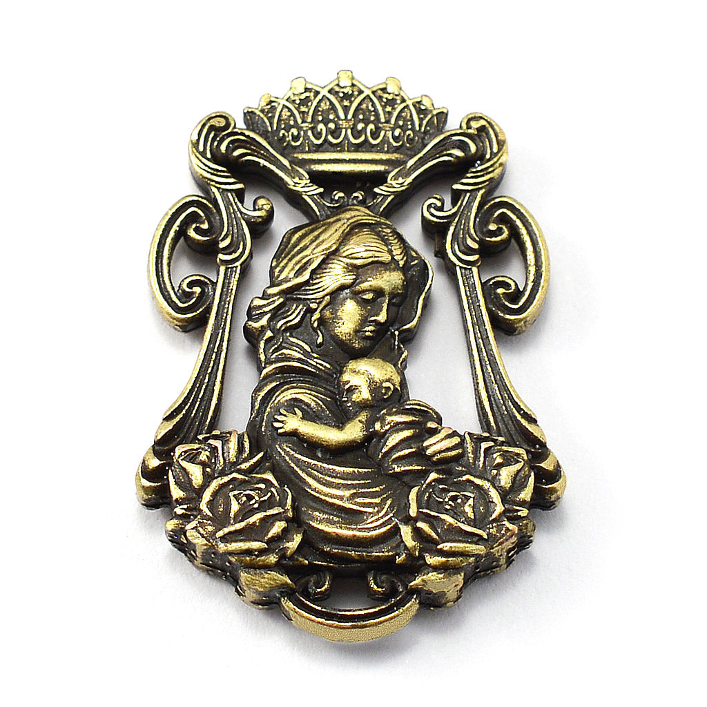 Rosaries for Women with White & Gold Murano Glass