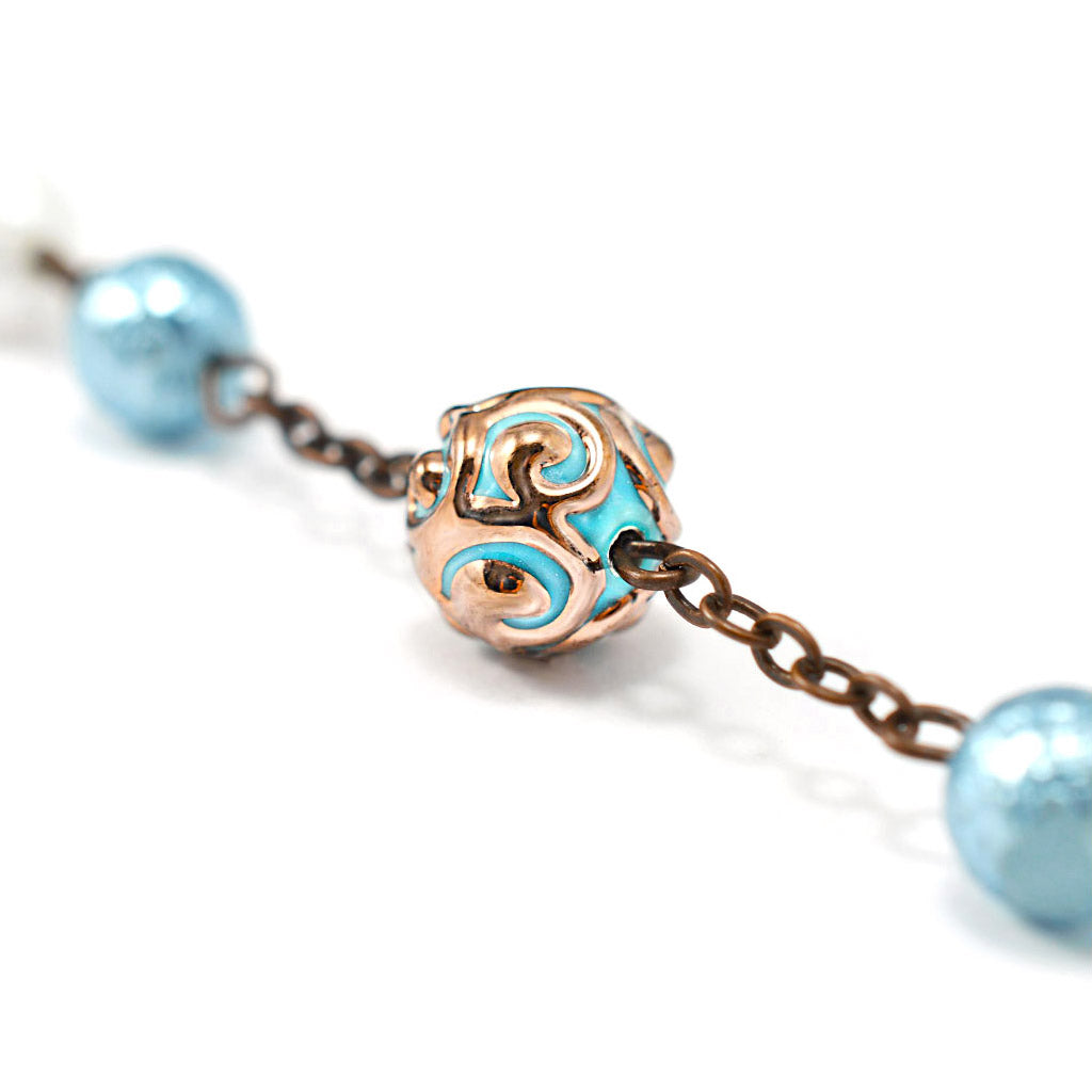 Our Lady of Fatima Rosary with Lumen Glass Beads