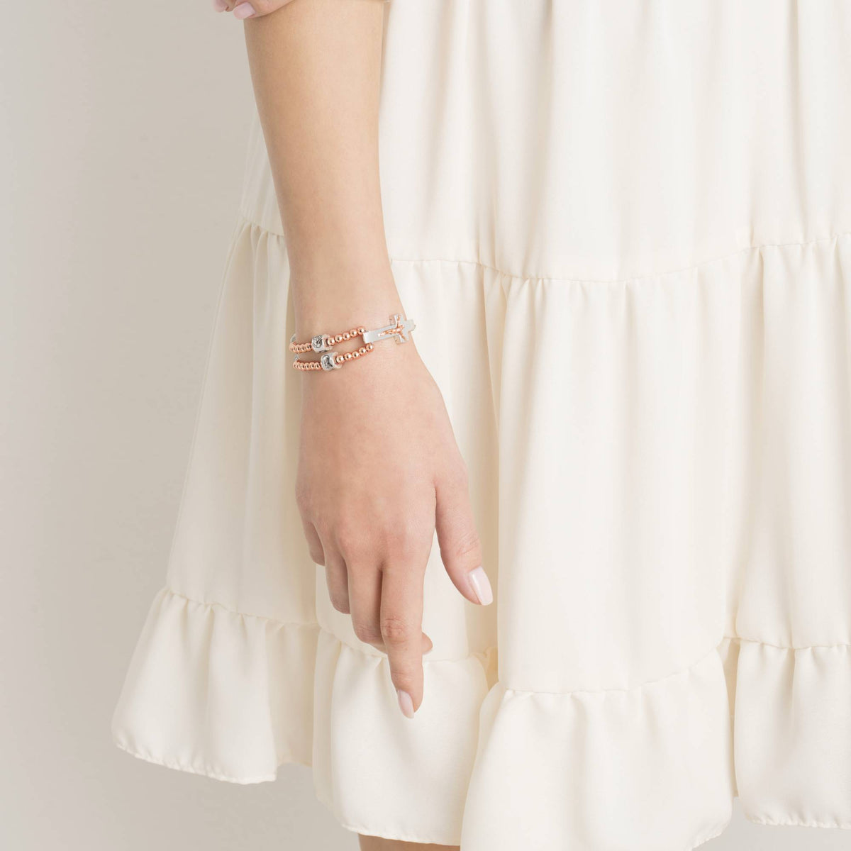 Ghirelli Mary’s Motherly Love Faith’s Charm with rose design