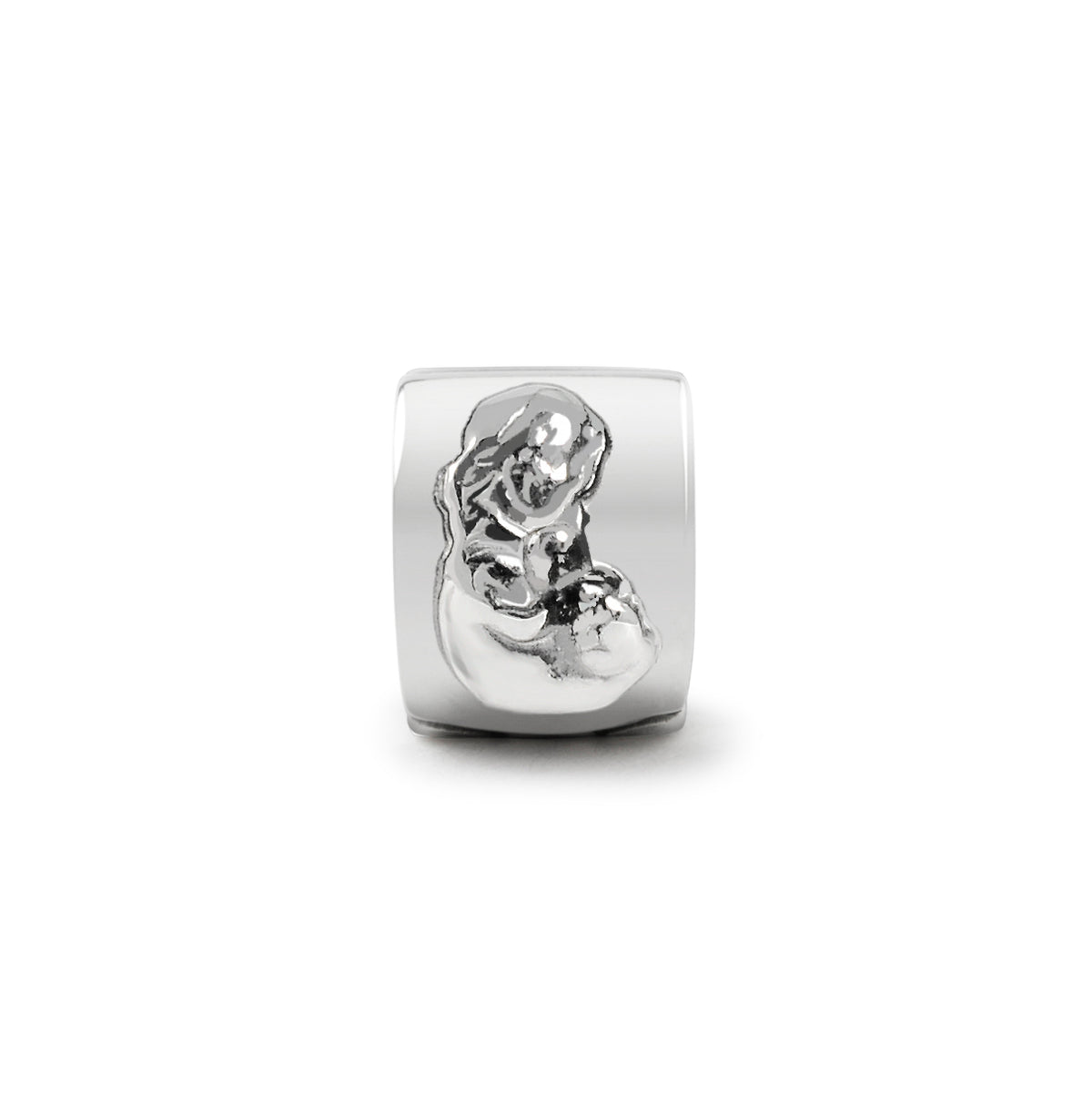 Mary’s Motherly Love Faith’s Charm in Sterling Silver