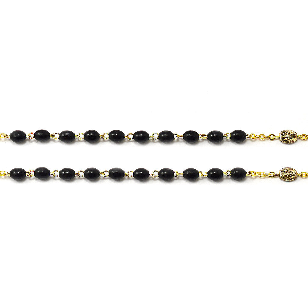 Our Lady of the Miraculous Medal Rosary with Italian Wood