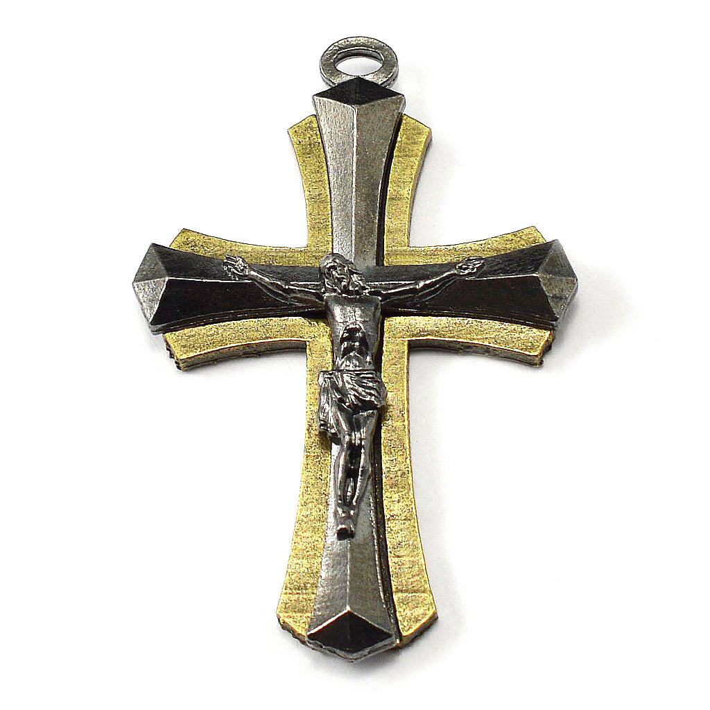 Saint Joseph Rosary in Bronze, Black & Hematite