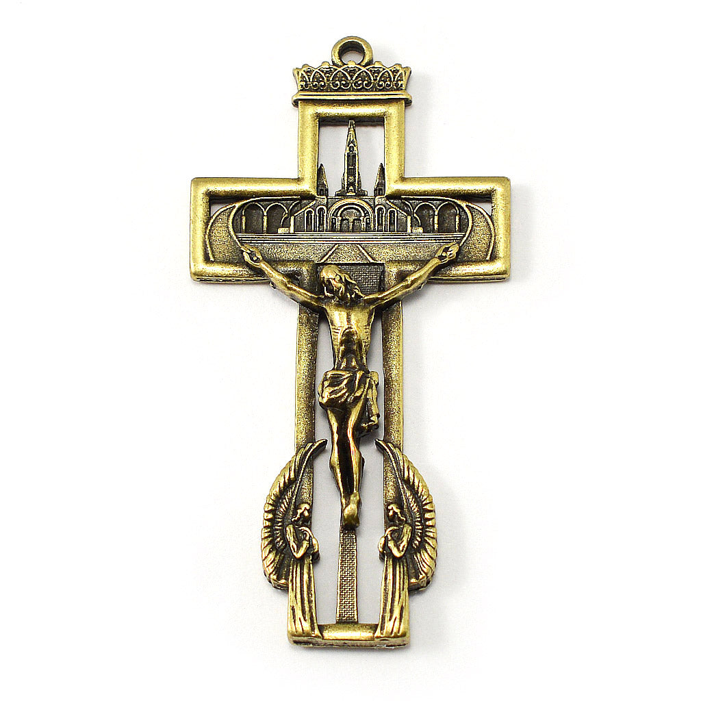 Our Lady of Lourdes 160th Anniversary Rosary, Antique Bronze