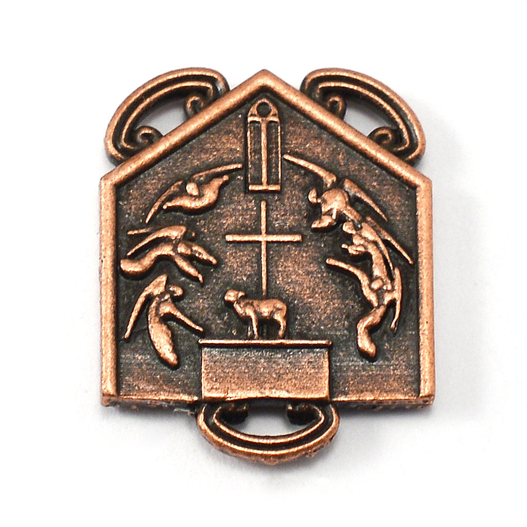 Our Lady of Knock Queen of Ireland Rosary with Murano Glass