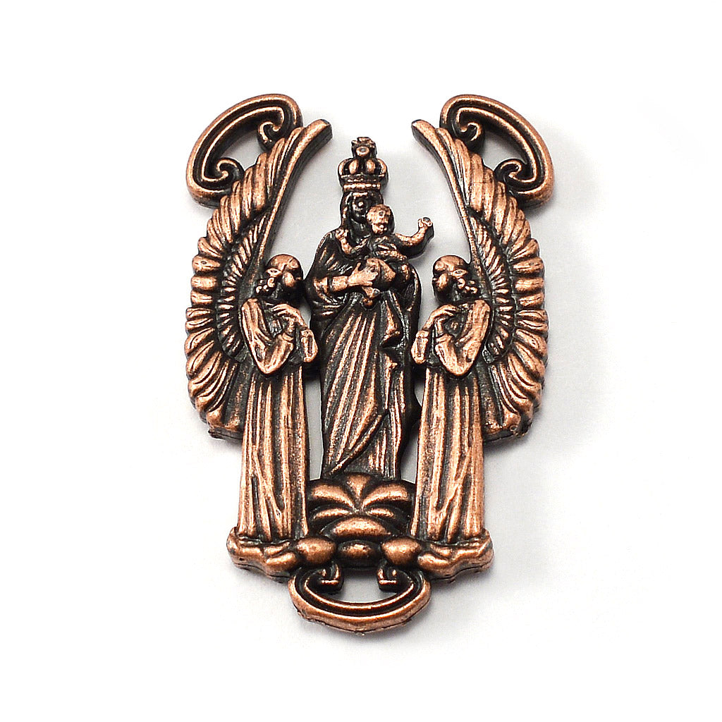 The Holy Angels Rosary in Antique Copper