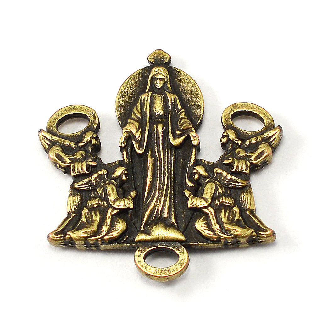 Our Lady of Lourdes 160th Anniversary Rosary, Antique Bronze
