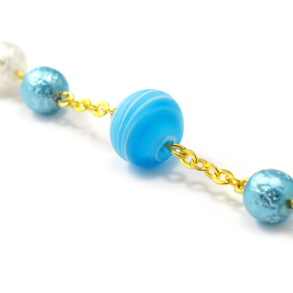 Wedding Rosary for the Groom with Genuine Murano Glass