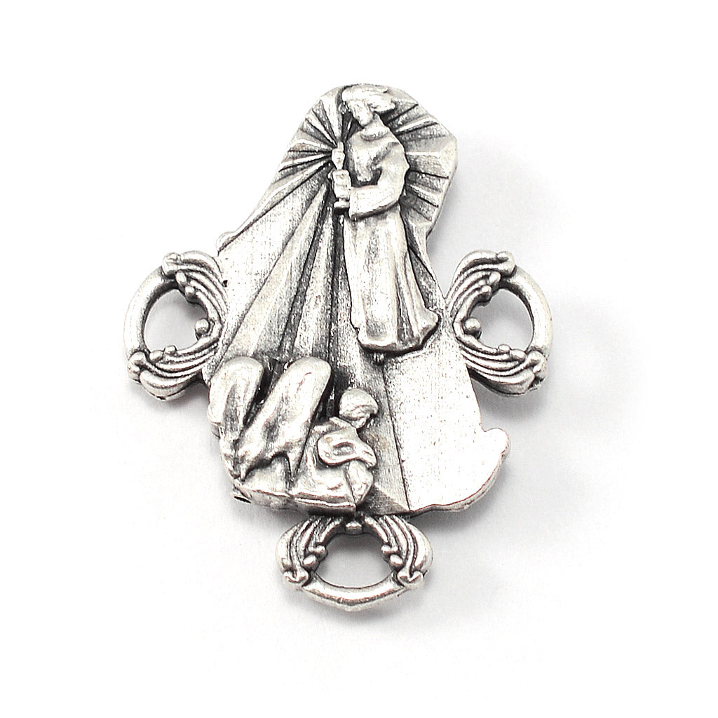 Our Lady of Fatima Rosary with Red & White Beads