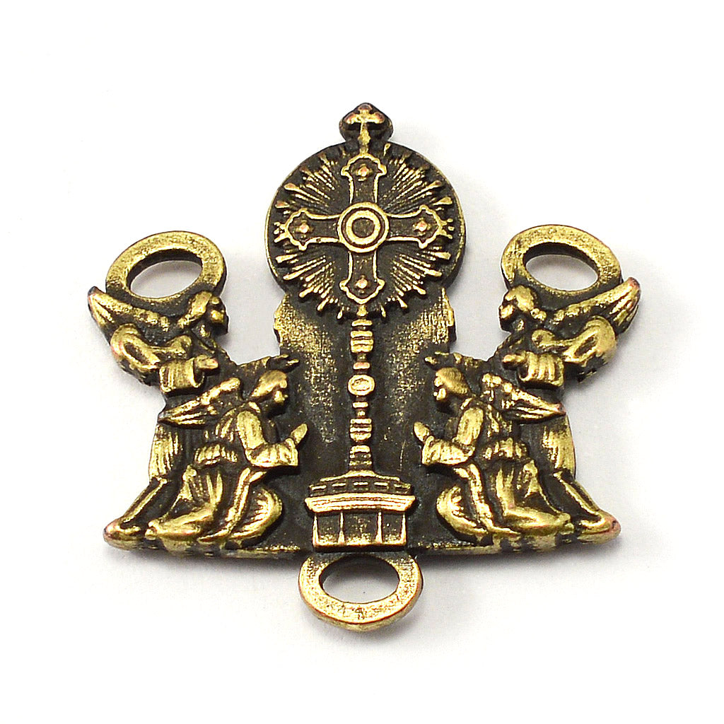 Our Lady of Lourdes 160th Anniversary Rosary, Antique Bronze