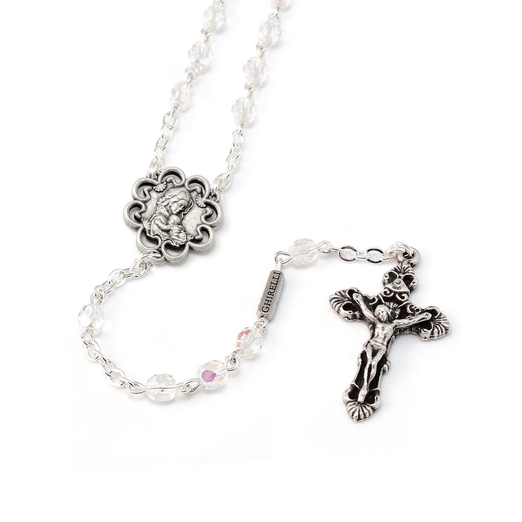 Mary&#39;s Motherly Love Collection Aurora Borealis Rosary