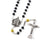 Medjugorje Queen of Peace Rosary, Black Crystal