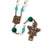 Our Lady of Knock Queen of Ireland Rosary with Murano Glass