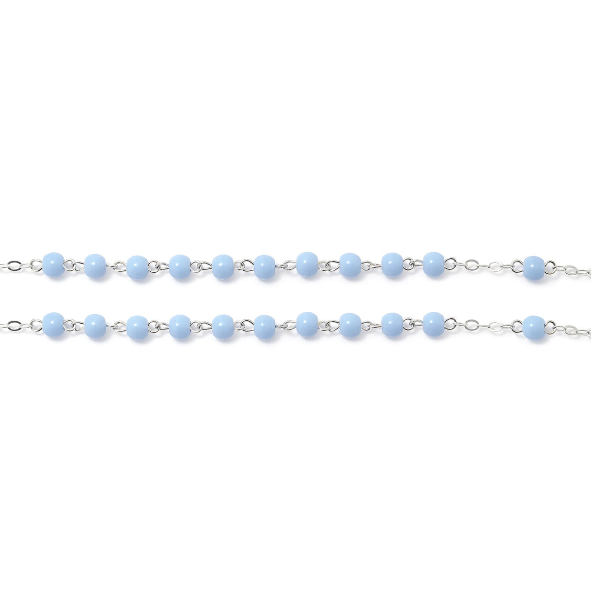 Mary's Motherly Love Collection Sky &amp; Nickel Rosary