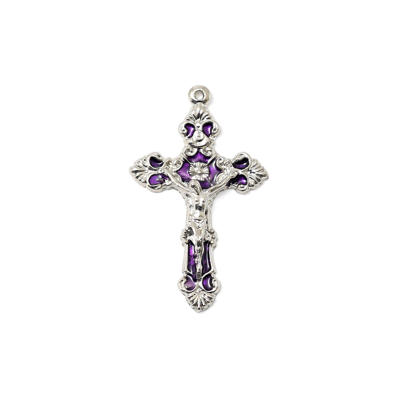 Lourdes Virgo Maria Roses Violet Tiger’s Eye Rosary