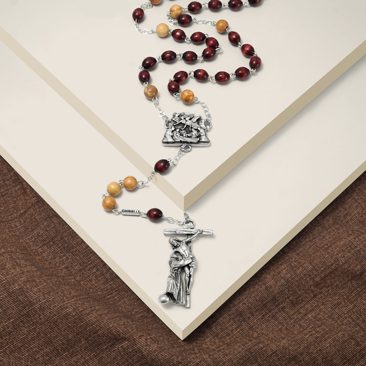 Saint Francis Transitus Rosary | Silver Edition