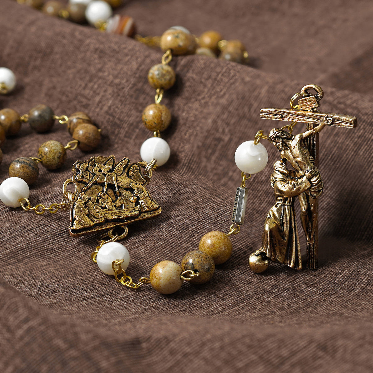 Saint Francis Transitus Rosary | Gold Edition