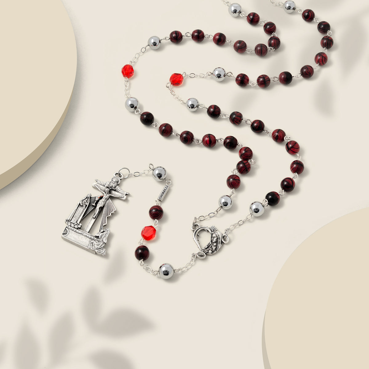 Triumph of the Immaculate Heart Rosary with Fatima vision Crucifix