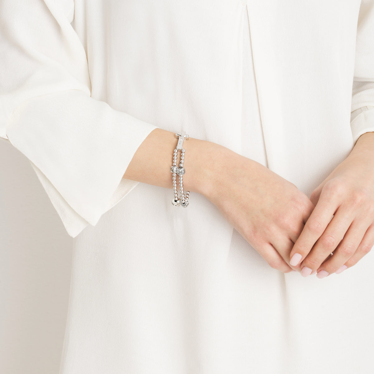 ROSALET® FAITH&#39;S CHARM - SACRED HEARTS - STERLING SILVER   