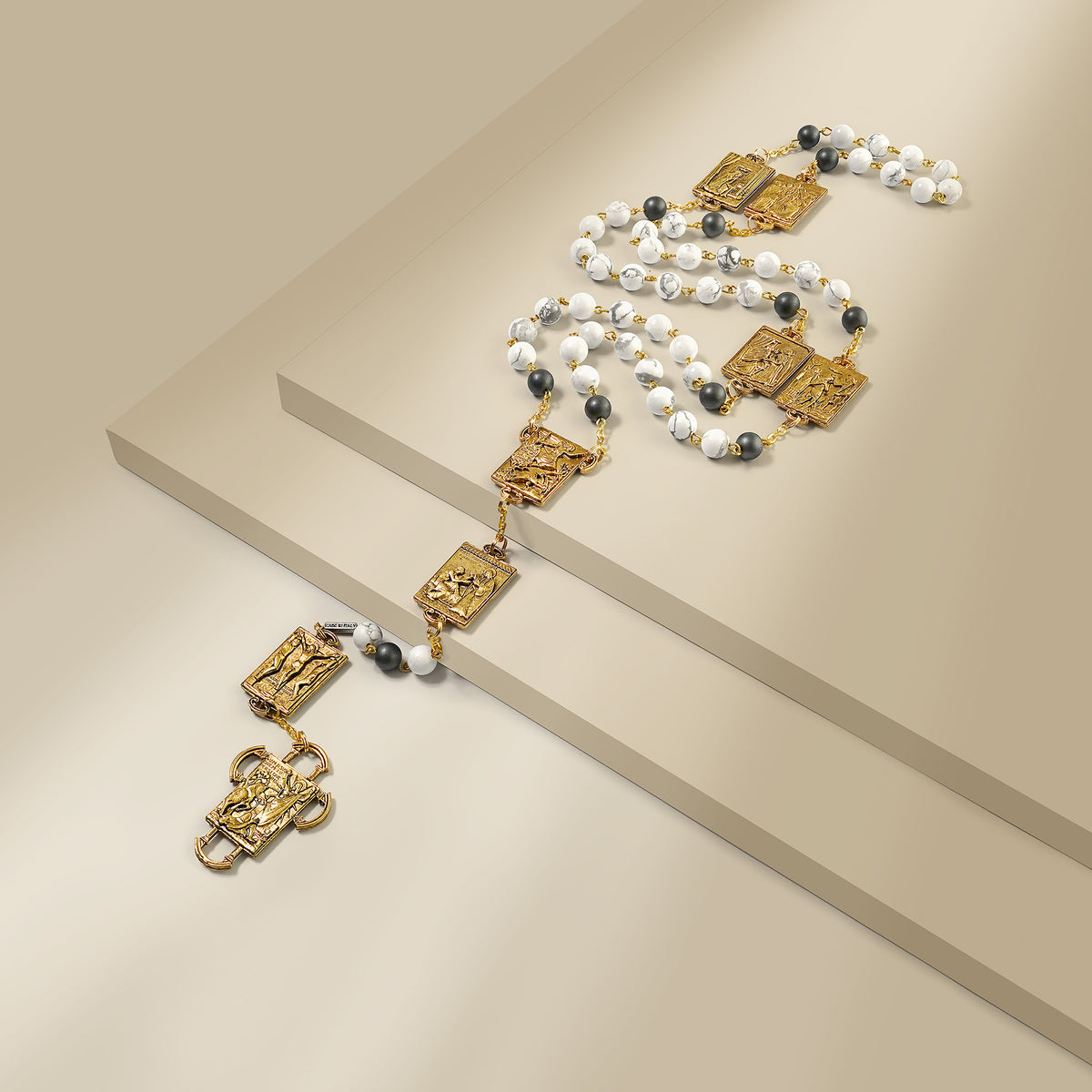 Holy Door Rosary – Ghirelli® Jubilee Edition with 16 Panel Meditations