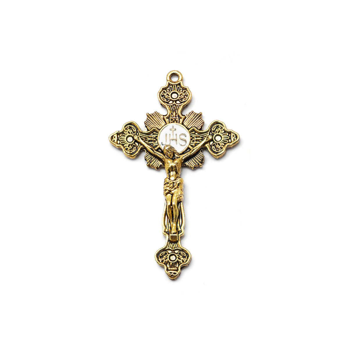 Holy Communion Eucharistic Rosary in Gold Plated