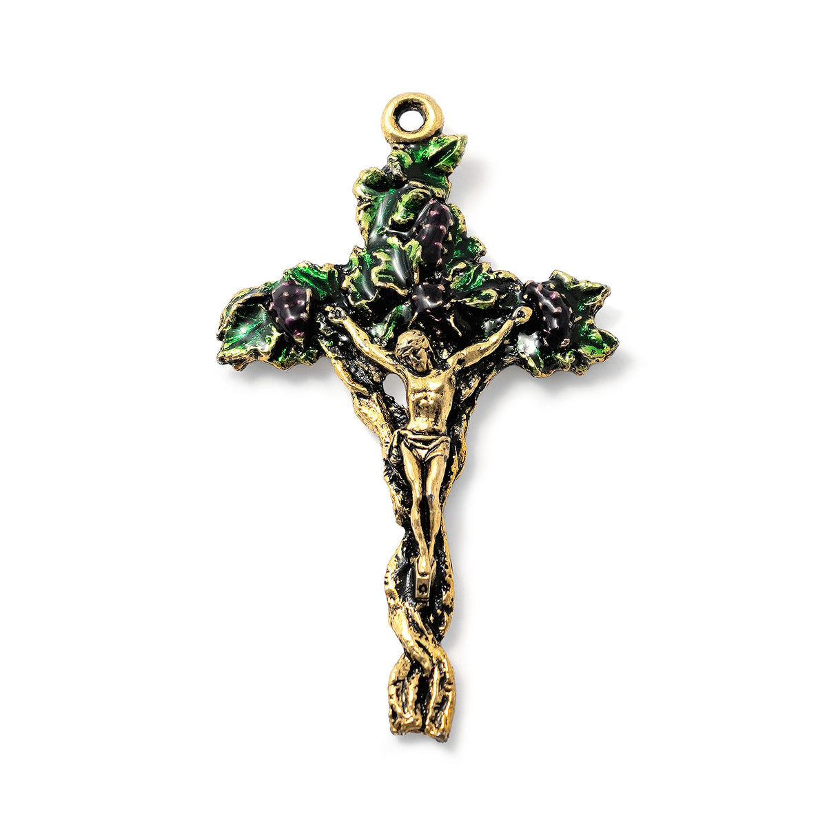 Holy Communion Vine &amp; Branches Pearl &amp; Gold Rosary