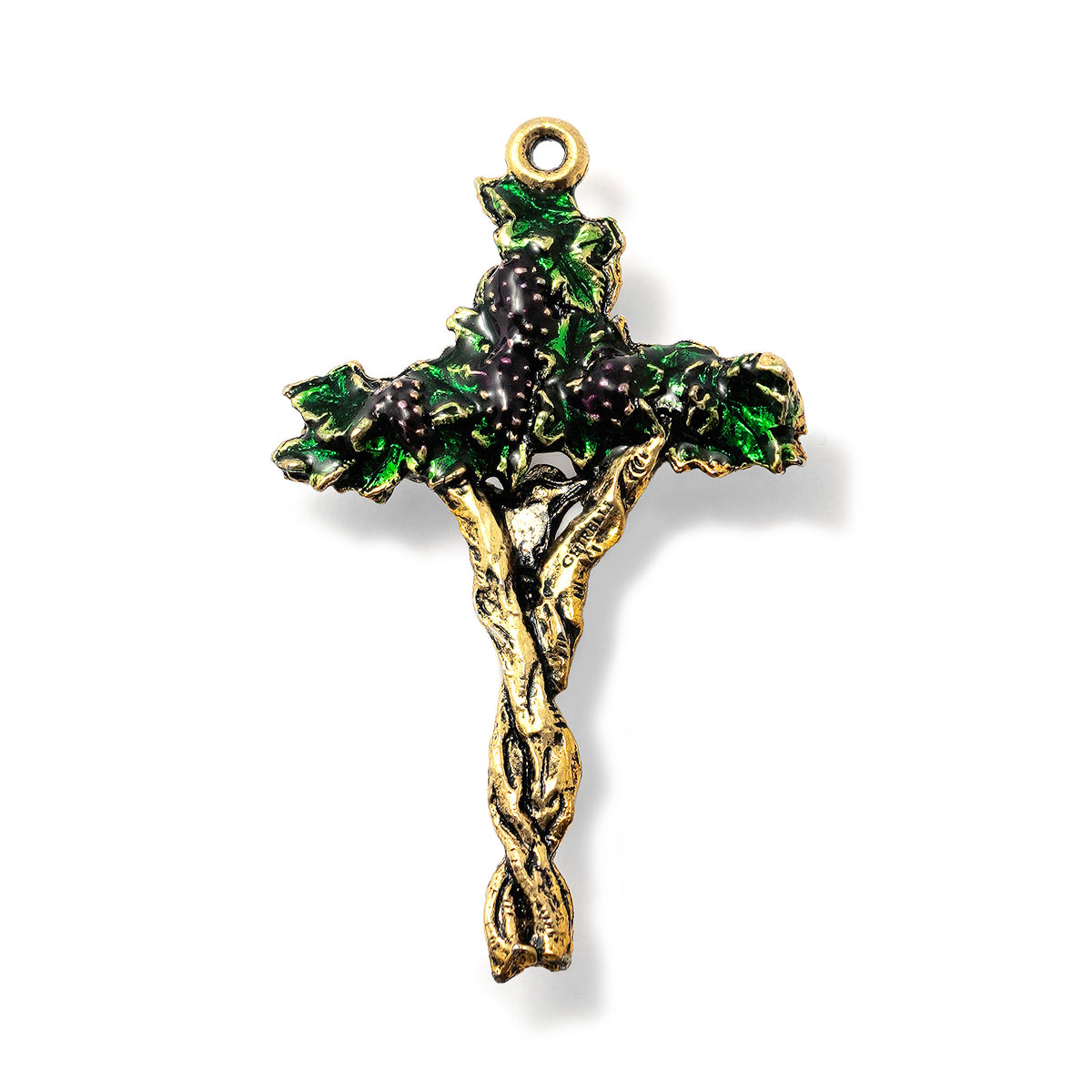 Holy Communion Vine &amp; Branches Pearl &amp; Gold Rosary