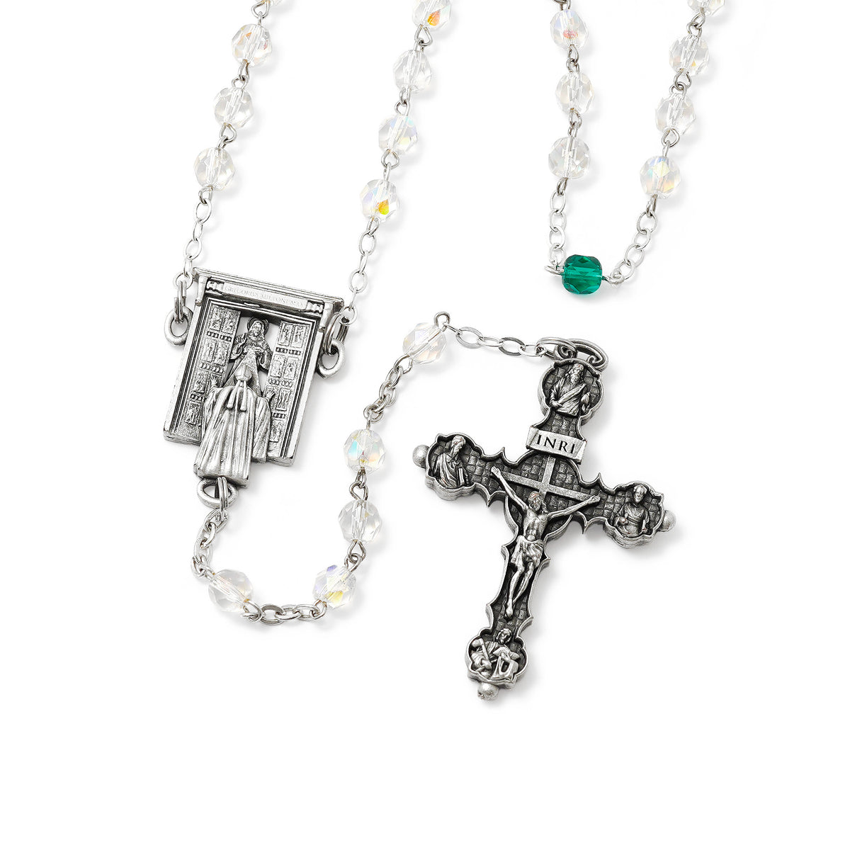 Holy Door custom rosary gift