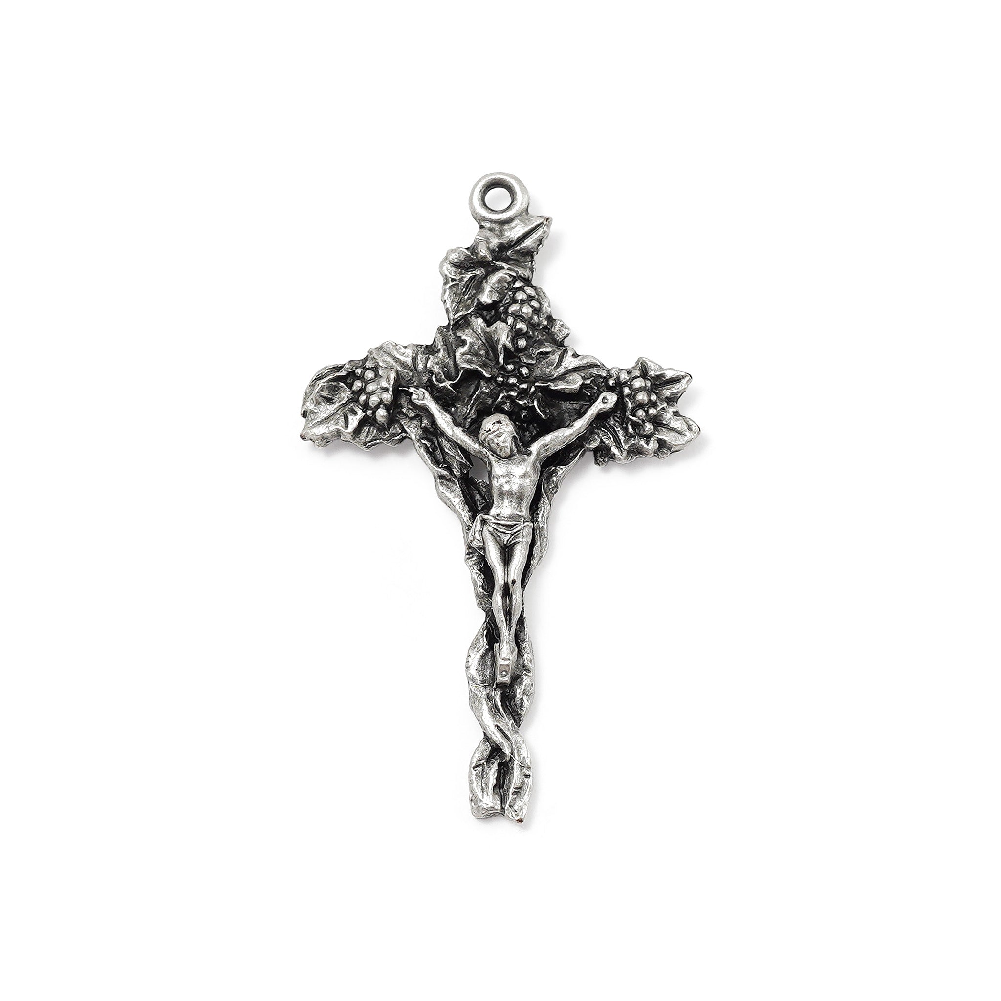 Saint Francis and Saint Clare of Assisi Wood & Silver Rosary