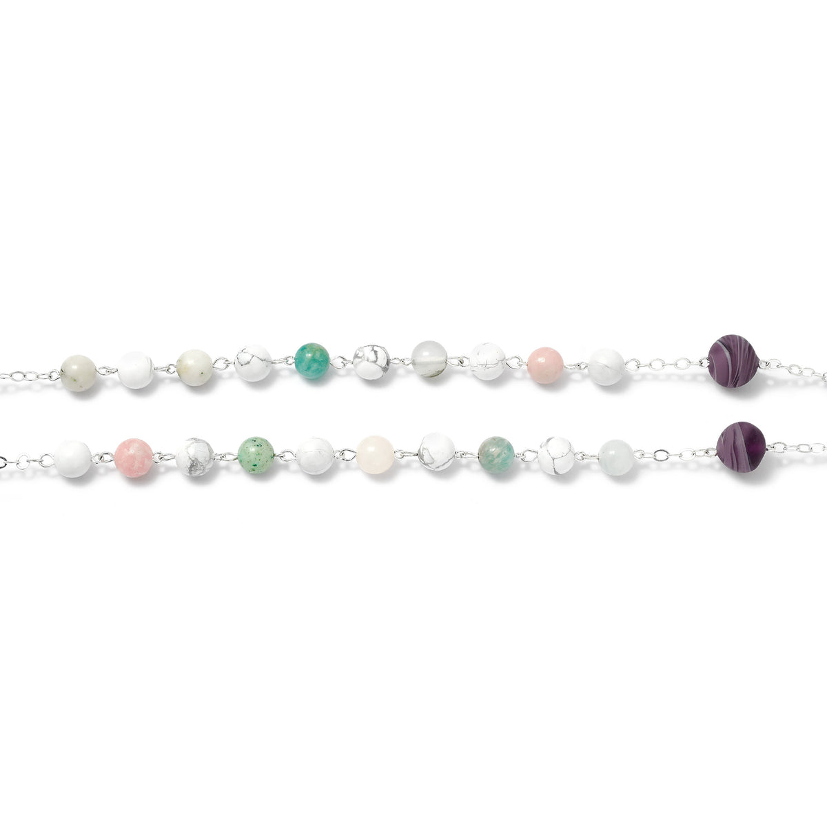 Holy Easter Rosary with Genuine natural stones &amp; Murano Glass