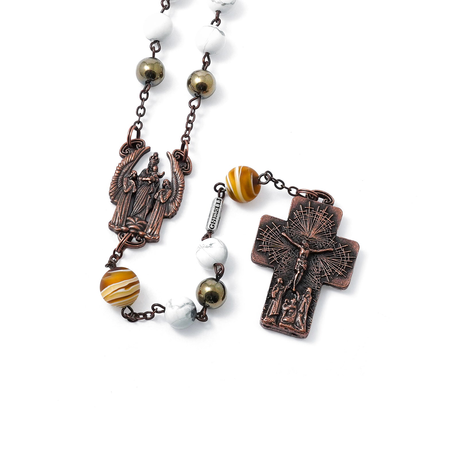 The Holy Mass Rosary with Genuine Murano Glass