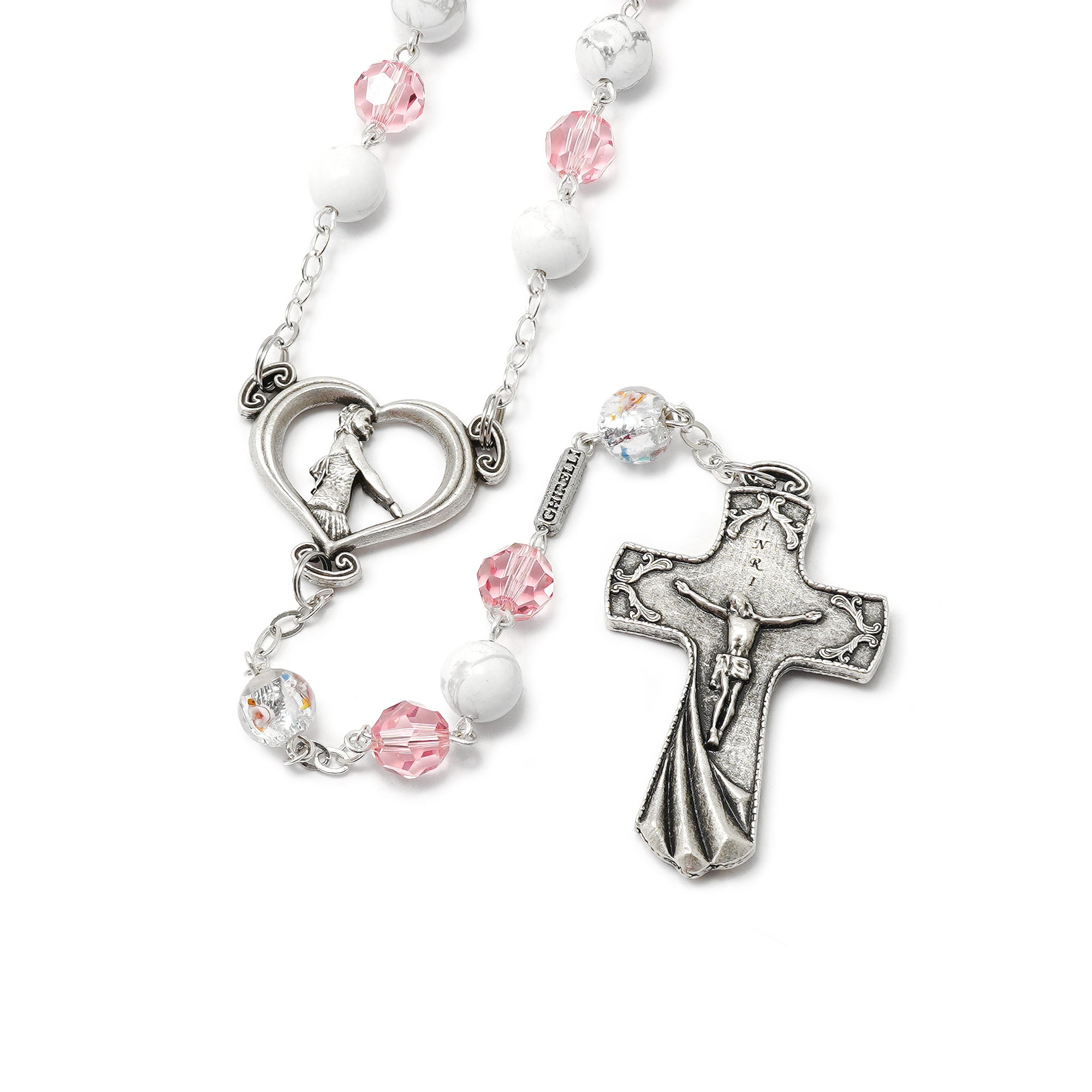Wedding Rosary for the Bride with Crystal Elements