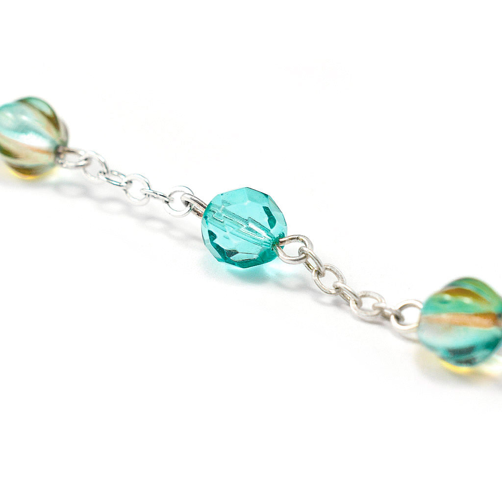 Our Lady of Guadalupe Rosary in Antique Silver