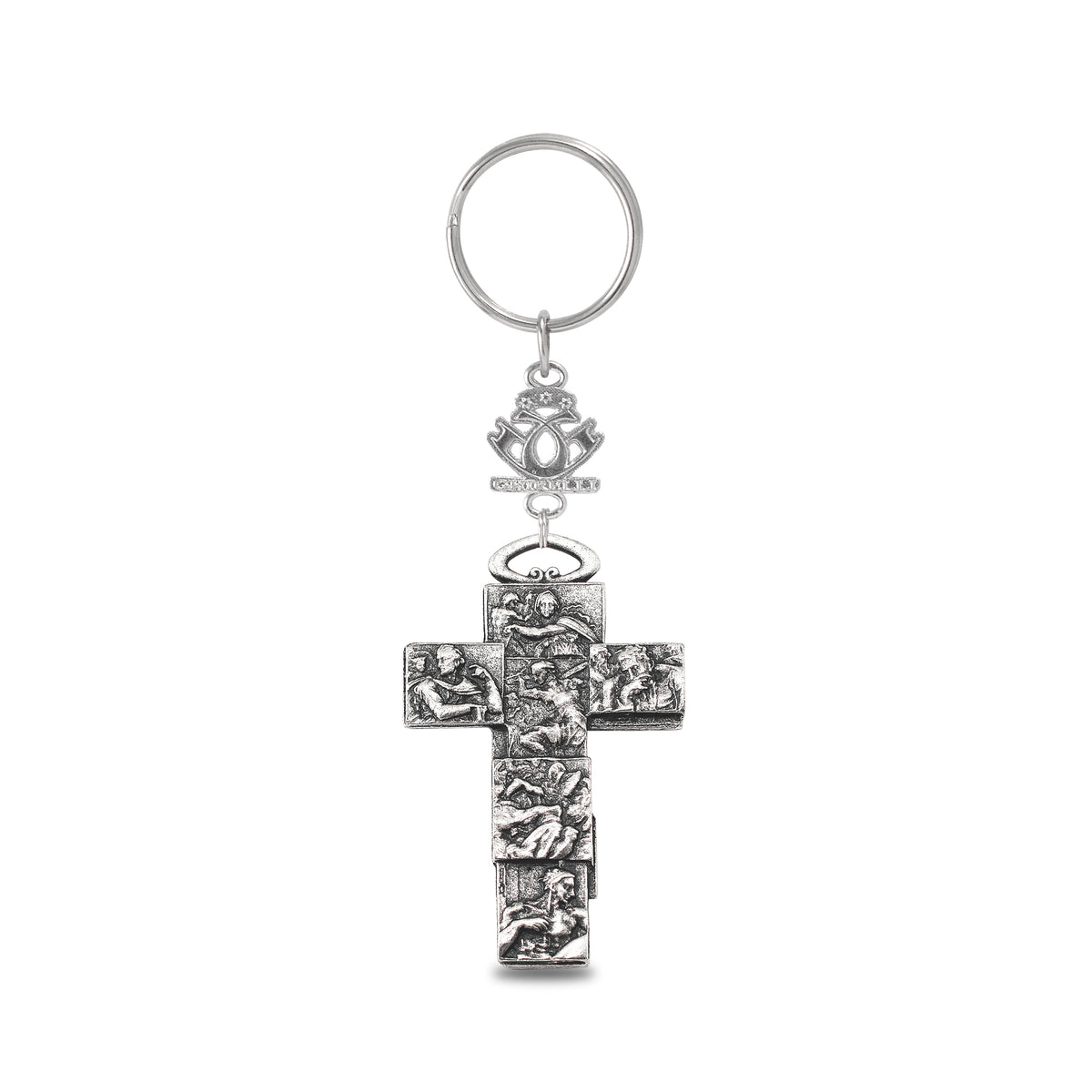 Sistine Chapel Crucifix Key Chain