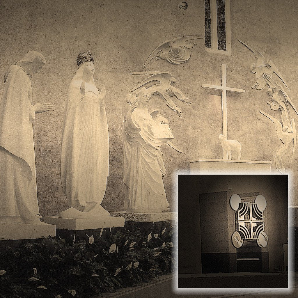 Knock Apparition Celtic Emerald &amp; Gold Rosary - 7mm