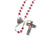 Our Lady of Fatima Rosary with Red & White Beads