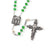 Our Lady of Knock Queen of Ireland with Bohemian Glass Beads