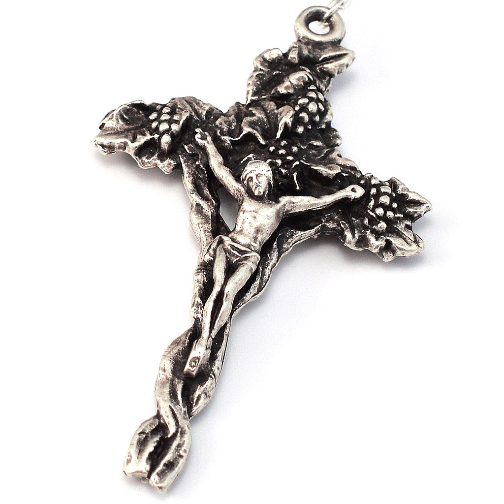 Holy Easter Glass &amp; Silver Rosary