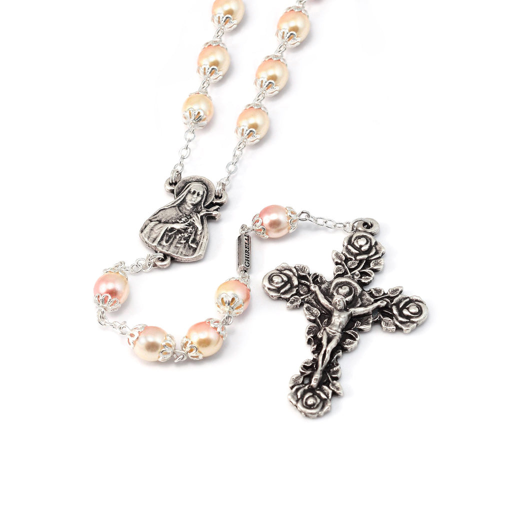 11 inch St Terese Florentine Collection statue flowers cross rosary shops St terese