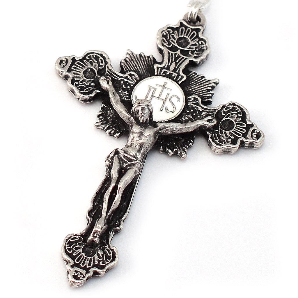 Annunciation Rosary, Wood &amp; Silver