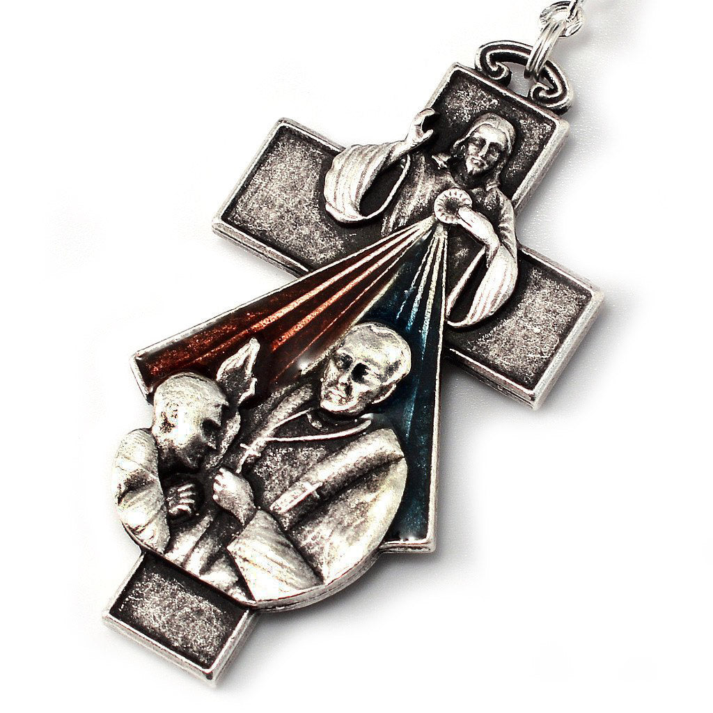 Penance and Mercy Rosary with Bohemian Glass