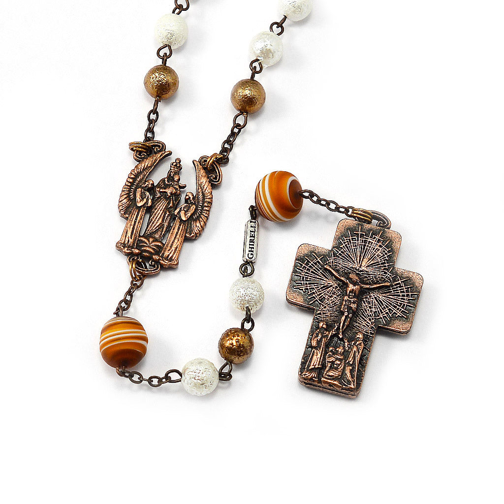 The Holy Mass Rosary with Genuine Murano Glass